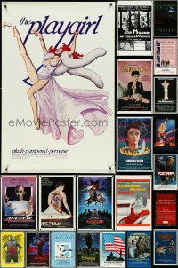4s0957 LOT OF 32 UNFOLDED SINGLE-SIDED ONE-SHEETS 1970s-1980s great images from a variety of movies!