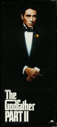 4s0935 LOT OF 10 UNFOLDED SINGLE-SIDED R91 GODFATHER PART II VIDEO POSTERS R1991 Al Pacino in tux!
