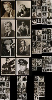 4s0729 LOT OF 77 1950S-80S 8X10 STILLS OF BRITISH ACTORS 1950s-1980s portraits of male stars!