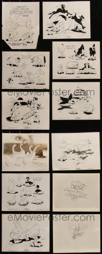 4s0815 LOT OF 12 1930S WALT DISNEY SILLY SYMPHONY 8X10 STILLS 1930s wonderful cartoon images!