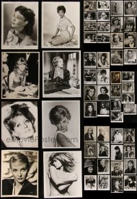 4s0743 LOT OF 56 1940S-80S 8X10 STILLS OF BRITISH ACTRESSES 1940s-1980s porrtraits of pretty ladies!