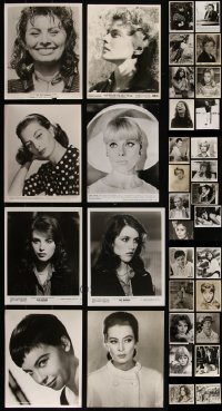 4s0761 LOT OF 34 1950S-80S 8X10 STILLS OF INTERNATIONAL ACTRESSES 1950s-1980s beautiful women!