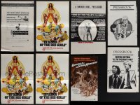 4s0476 LOT OF 11 UNCUT PRESSBOOKS 1960s-1970s advertising for a variety of different movies!