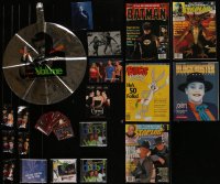 4s0556 LOT OF 40 MAGAZINES & MISCELLANEOUS ITEMS 1990s-2000s a variety of cool movie images & more!