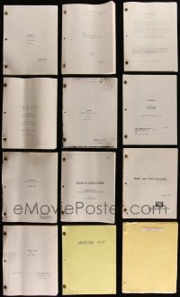 4s0145 LOT OF 12 MOVIE COPY SCRIPTS 1980s you can see exactly how the original script was written!