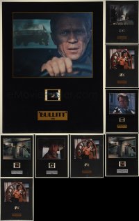4s0570 LOT OF 11 DELUXE COLLECTOR SETS WITH 35MM FRAMES 2000 Bruce Lee, Eastwood, McQueen & more!