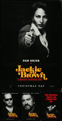 4s1005 LOT OF 5 UNFOLDED SINGLE-SIDED 27X40 JACKIE BROWN ONE-SHEETS 1997 Grier, Jackson, De Niro!