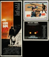 4s0951 LOT OF 2 UNFOLDED HALF-SHEETS & 1 INSERT 1970s-1980s To Live and Die in LA + more!