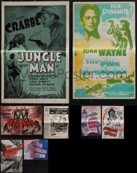 4s0478 LOT OF 8 CUT PRESSBOOKS 1940s advertising for a variety of different movies!