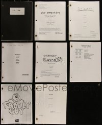 4s0148 LOT OF 8 TV COPY SCRIPTS 1990s you can see exactly how the original script was written!