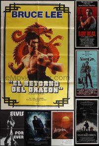 4s0582 LOT OF 7 MISCELLANEOUS POSTERS 1970s-2000s great images from a variety of movies!