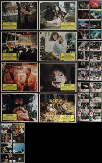 4s0342 LOT OF 40 1970S HORROR/SCI-FI LOBBY CARDS 1970s complete sets from five different movies!