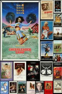 4s0967 LOT OF 23 UNFOLDED SINGLE-SIDED ONE-SHEETS 1970s-2000s great images from a variety of movies!