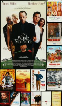4s0980 LOT OF 19 UNFOLDED DOUBLE-SIDED 27X40 ONE-SHEETS 1990s-2000s cool movie images!