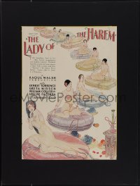 4t0011 LADY OF THE HAREM campaign book page 1926 different art of Greta Nissen & beautiful women!