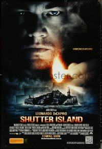 4w0646 SHUTTER ISLAND advance DS Aust 1sh 2010 Scorsese, DiCaprio, some places never let you go!