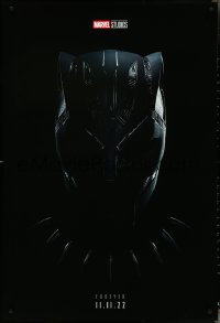 4w0754 BLACK PANTHER: WAKANDA FOREVER teaser DS 1sh 2022 Marvel Comics, cool close-up of helmet!