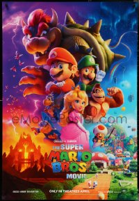 4w0513 SUPER MARIO BROS MOVIE advance DS Canadian 1sh 2023 Chris Pratt is Mario, Day is Luigi!
