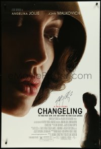 4w0771 CHANGELING signed DS 1sh 2008 by writer J. Michael Straczynski, directed by Clint Eastwood!