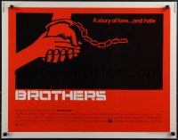 4w0350 BROTHERS 1/2sh 1977 Bernie Casey, Vonetta McGee, Saul Bass artwork!