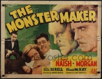 4w0382 MONSTER MAKER 1/2sh 1944 scientist J. Carrol Naish, Birell & sick Ralph Morgan!