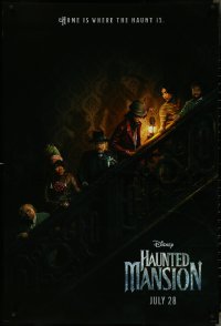 4w0850 HAUNTED MANSION teaser DS 1sh 2023 Walt Disney, Rosario Dawson, home is where the haunt is!