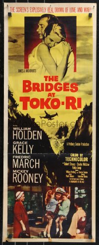 4w0153 BRIDGES AT TOKO-RI insert R1959 Grace Kelly, William Holden, Korean War, by James Michener!