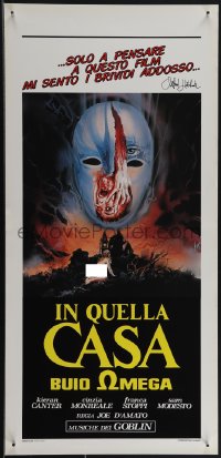 4w0113 BURIED ALIVE Italian locandina R1987 cool completely different horror art by Alessandrini!