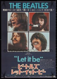 4w0443 LET IT BE Japanese 1970 Beatles, John Lennon, Paul McCartney, Ringo Starr, George Harrison!