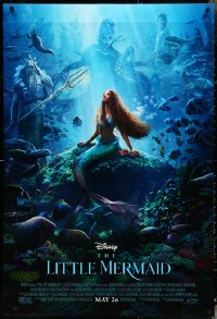 4w0891 LITTLE MERMAID advance DS 1sh 2023 Walt Disney live-action CGI, underwater fantasy image!