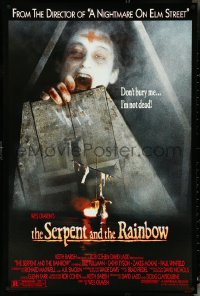 4w0969 SERPENT & THE RAINBOW 1sh 1988 directed by Wes Craven, don't bury me, I'm not dead!