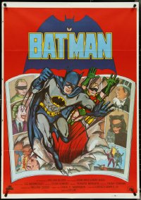 4w0654 BATMAN Spanish 1979 DC Comics, great art of Adam West & Burt Ward w/villains!