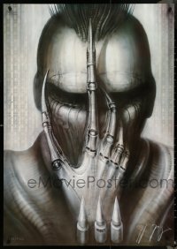 4w0494 H.R. GIGER signed #228/1000 26x37 art print 1980s creature used for Future Kill!