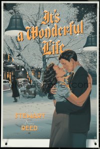 4w0054 IT'S A WONDERFUL LIFE #390/455 24x36 art print 2015 art of Stewart & Reed by Laurent Durieux!