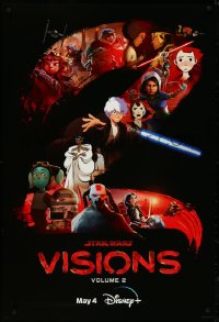 4w0553 STAR WARS: VISIONS DS tv poster 2023 Disney, original short stories from across the galaxy!