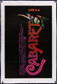 4x0133 CABARET linen 1sh 1972 Liza Minnelli in Nazi Germany, directed by Bob Fosse, Joseph Caroff art!