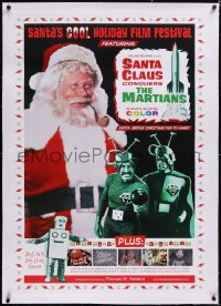 4x0661 SANTA'S COOL HOLIDAY FILM FESTIVAL linen 27x39 1sh 2011 Santa Claus Conquers The Martians!