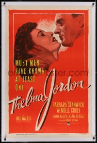 4x0779 THELMA JORDON linen 1sh 1950 most men have known at least one woman like Barbara Stanwyck!