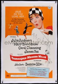 4x0788 THOROUGHLY MODERN MILLIE linen new art 1sh 1967 singing & dancing Julie Andrews!