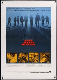 4x0860 WILD BUNCH linen 1sh 1969 Sam Peckinpah cowboy classic, William Holden & Ernest Borgnine