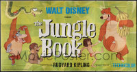 4y0008 JUNGLE BOOK 30sh 1967 Walt Disney cartoon classic, Mowgli, Baloo, King Louie, Junior & Kaa