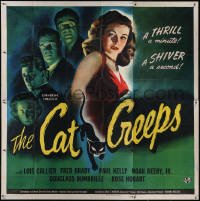4y0099 CAT CREEPS 6sh 1946 great different image of sexy Lois Collier & top cast, ultra rare!