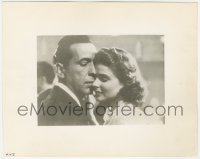 4y0271 CASABLANCA 8x10 key book still 1942 best close portrait of Humphrey Bogart & Ingrid Bergman!