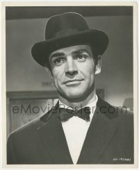 4y1167 DR. NO 8x10 still 1963 Sean Connery as James Bond 007 in tuxedo & wearing cool hat!