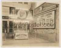 4y1170 EAST LYNNE candid 8x10 still 1931 incredible theater lobby with cool custom displays, rare!