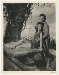 4y1290 TARZAN'S SECRET TREASURE 8x10.25 still 1941 Johnny Weissmuller & Maureen O'Sullivan portrait!
