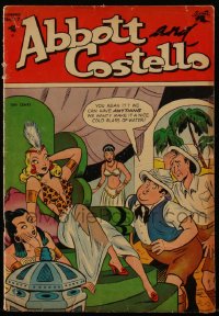 4y0279 ABBOTT & COSTELLO #27 comic book November 1954 great art by Lily Renee & Eric Peters!