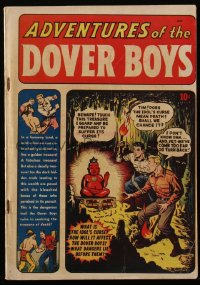 4y0280 ADVENTURES OF THE DOVER BOYS comic book September 1950 art by Harry Lucey, Super Duck ad!