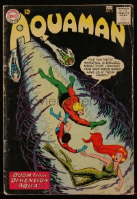 4y0156 AQUAMAN #11 comic book October 1963 first appearance of Mera, great cover art by Nick Cardy!