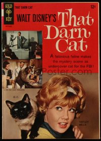 4y0298 THAT DARN CAT #602 comic book February 1966 based on the Hayley Mills Walt Disney movie!